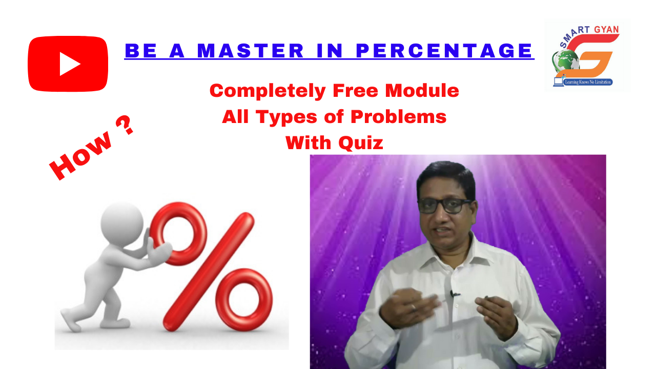 “Be A Master in Percentage”- Introduction